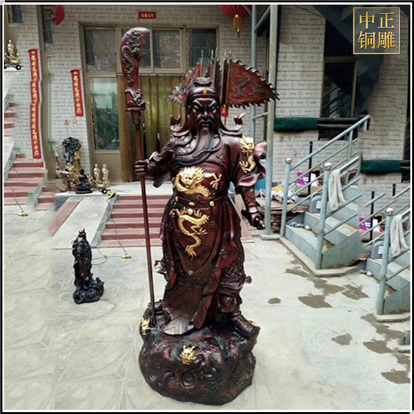 九龍觀銅關公像